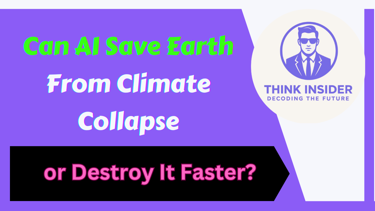 Can AI Save Earth From Climate Collapse—or Destroy It Faster