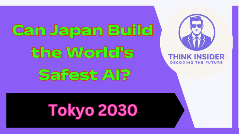 Tokyo 2030 Can Japan Build the World's Safest AI